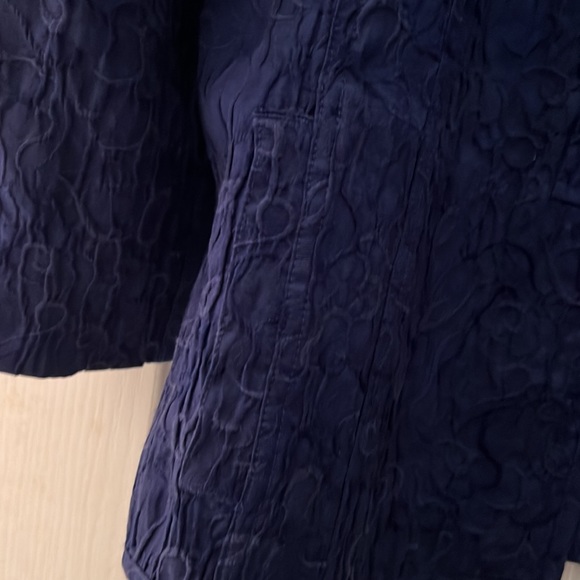 Royal blue Chicos, jacket with buttons and pocket size 2 - Picture 4 of 4
